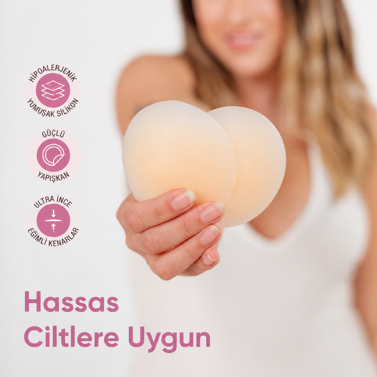 Vakumlu Göğüs Ucu Pedi
