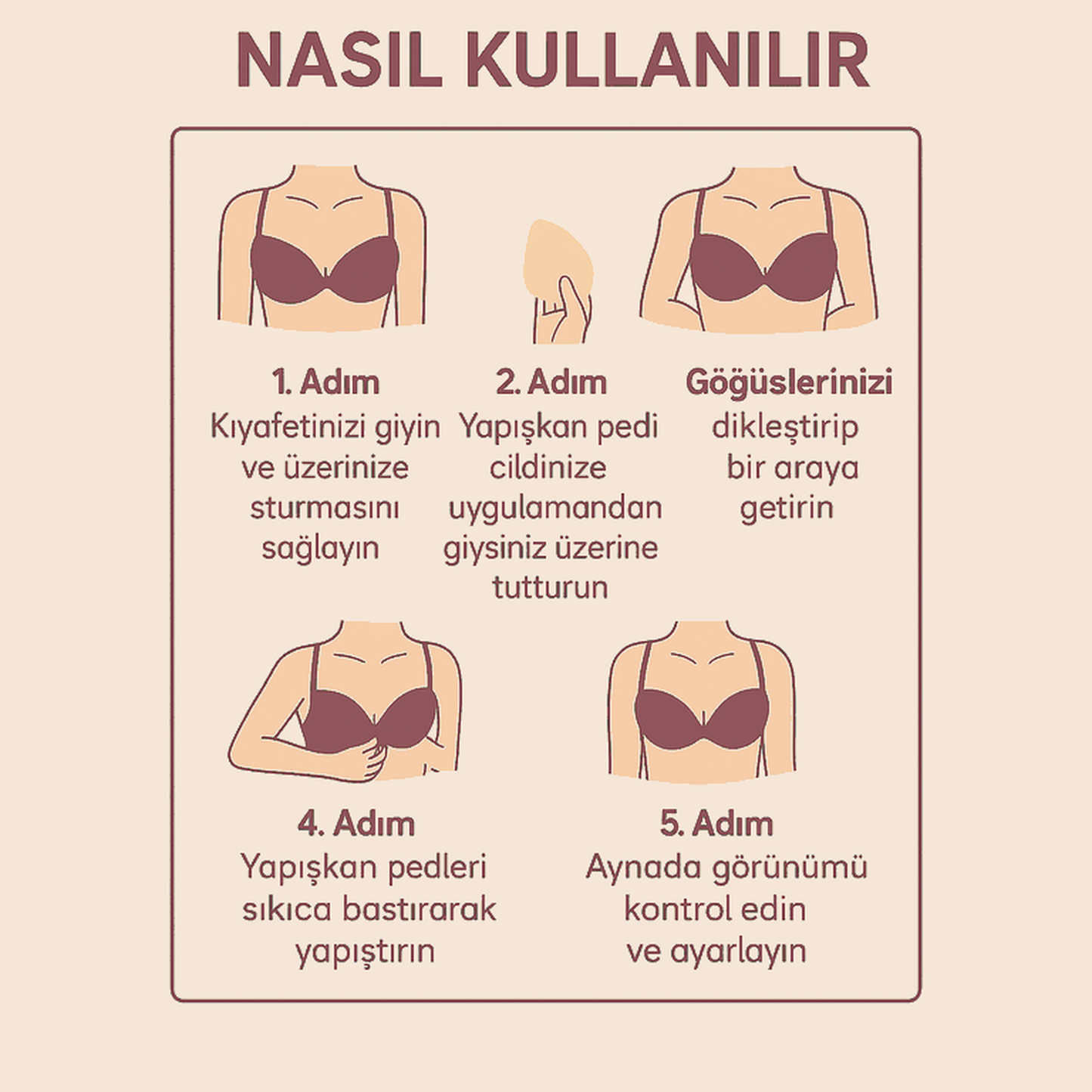 Görünmez Push Up Ped