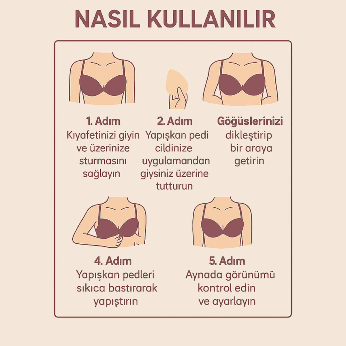 Görünmez Push Up Ped